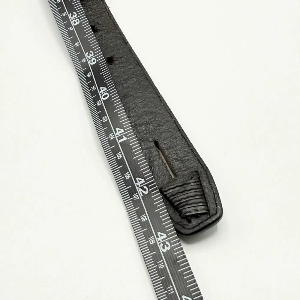 Columbia black brown leather belt - Men’s 38